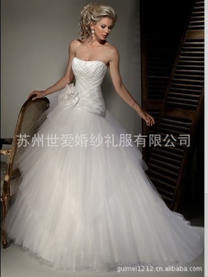 欧美抹胸婚纱wedding dress 外贸婚纱订做加工 厂家批发婚纱_婚纱礼服_供应_苏州婚纱城-中国最大的婚纱专业市场!